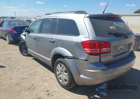 2018 Dodge Journey Se from USA, damaged, VIN 3C4PDCAB2JT253877
